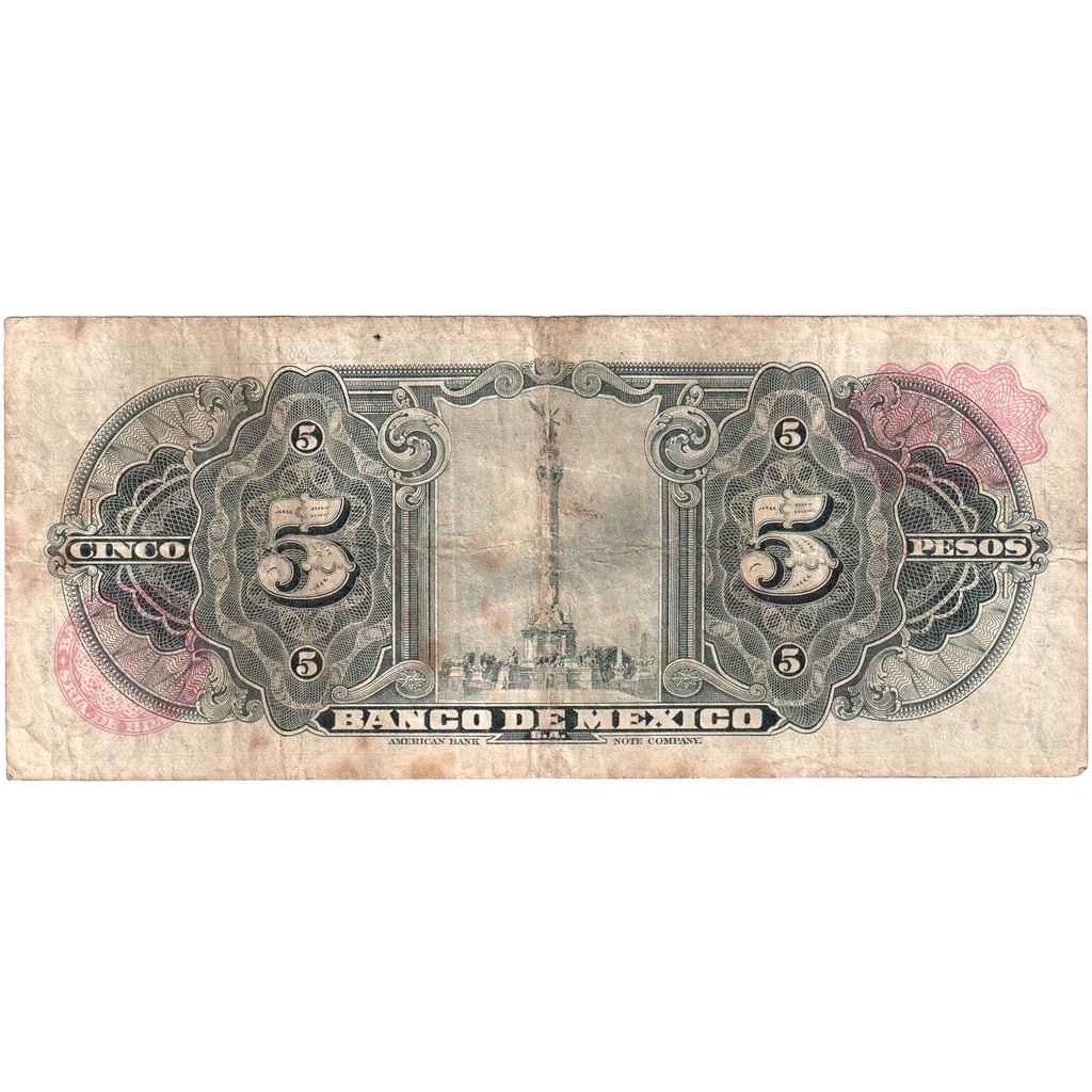 Mexico, 5 Pesos, 1963-04-24, VF(20-25)