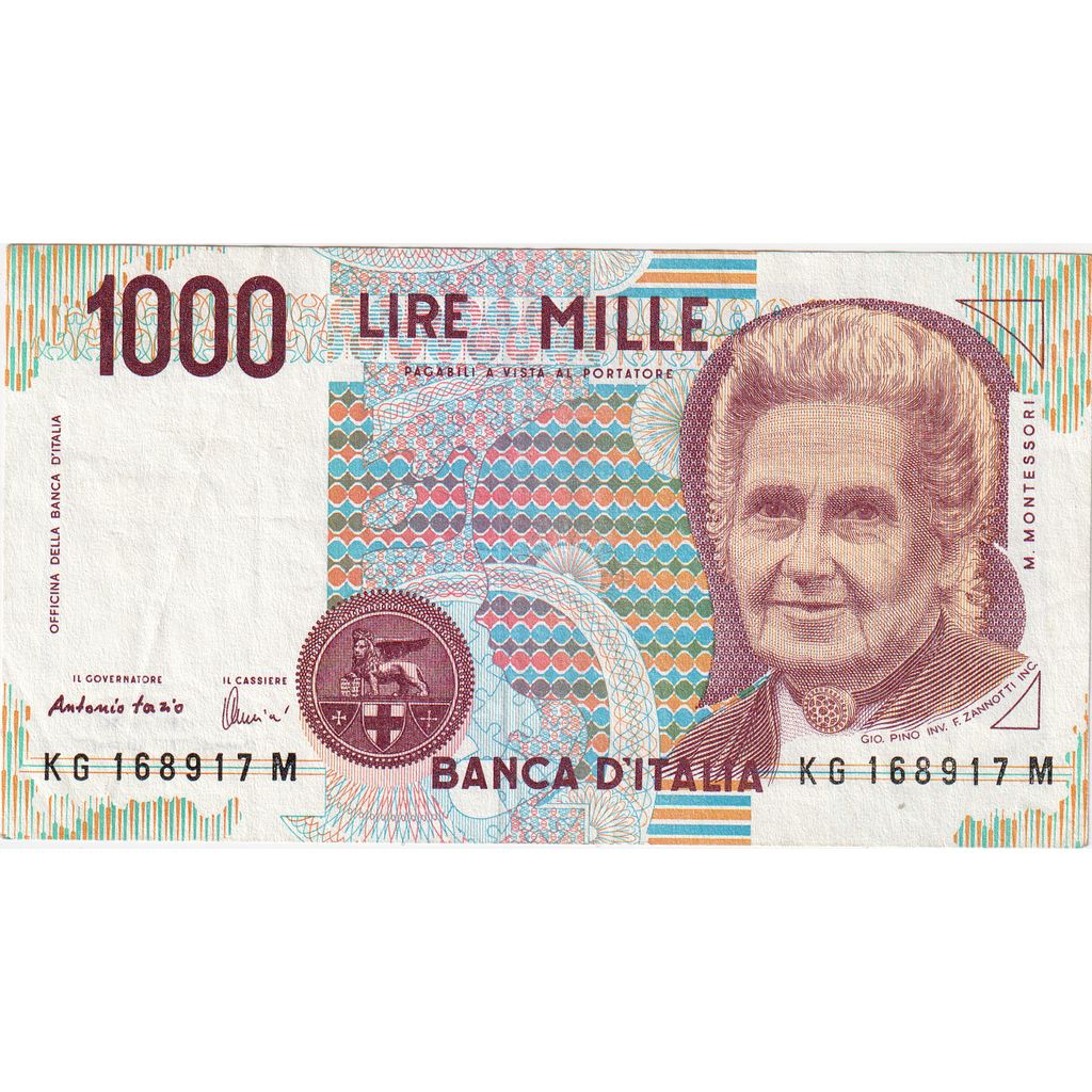Italia, 1000 Lire, 1990-10-03, MBC+