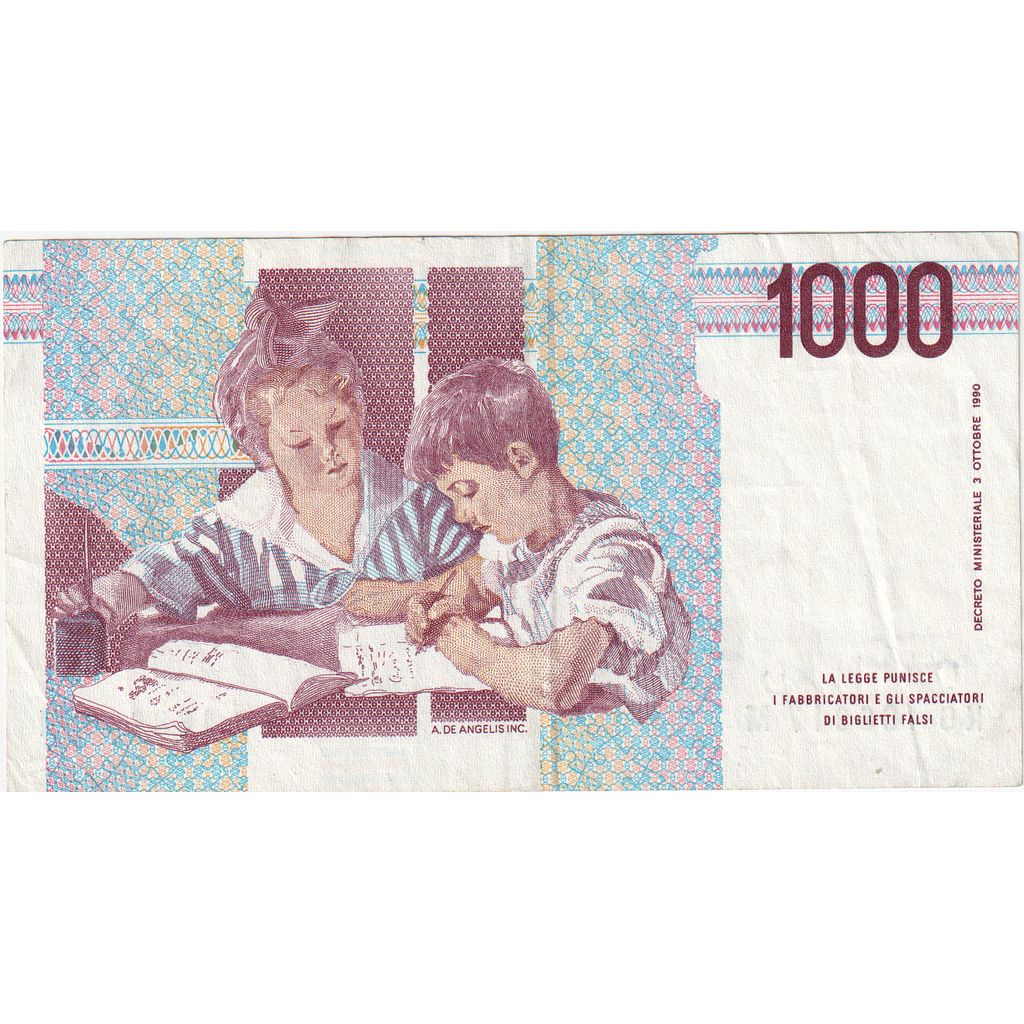 Italia, 1000 Lire, 1990-10-03, MBC+