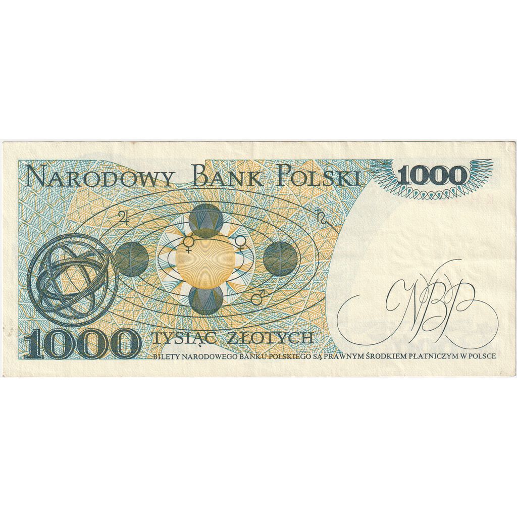 Geldschein, Polen, 1000 Zlotych, 1982, 1982-06-01, UNZ