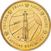 Latvia, Medal, 50 C, Essai Trial, 2003, MS(65-70), Copper-Nickel Gilt