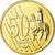 Mónaco, Medal, 50 C, Essai Trial, 2005, MS(65-70), Cobre-Níquel Dourado