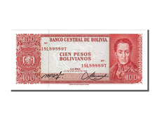 Biljet, Bolivia, 100 Pesos Bolivianos, 1962, NIEUW