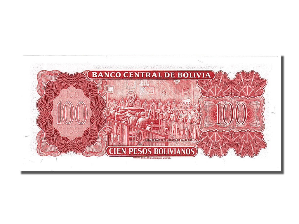 Banknote, Bolivia, 100 Pesos Bolivianos, 1962, UNC(65-70)