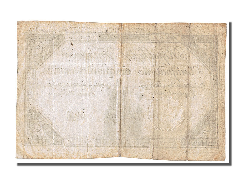 Biljet, Frankrijk, 50 Livres, 1792, Develle, TTB, KM:A72, Lafaurie:164