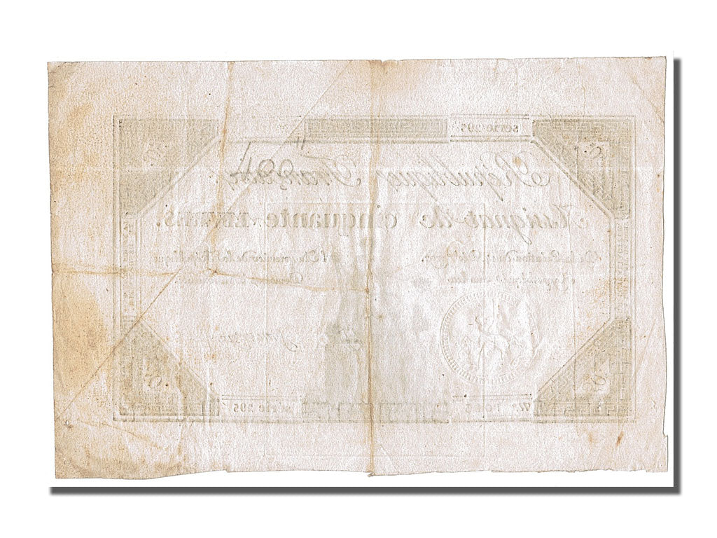 Biljet, Frankrijk, 50 Livres, 1792, Sauvage, TTB, KM:A72, Lafaurie:164