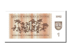 Geldschein, Lithuania, 1 (Talonas), 1992, UNZ