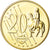 Monaco, Médaille, 20 C, Essai-Trial, 2005, FDC, Copper-Nickel Gilt