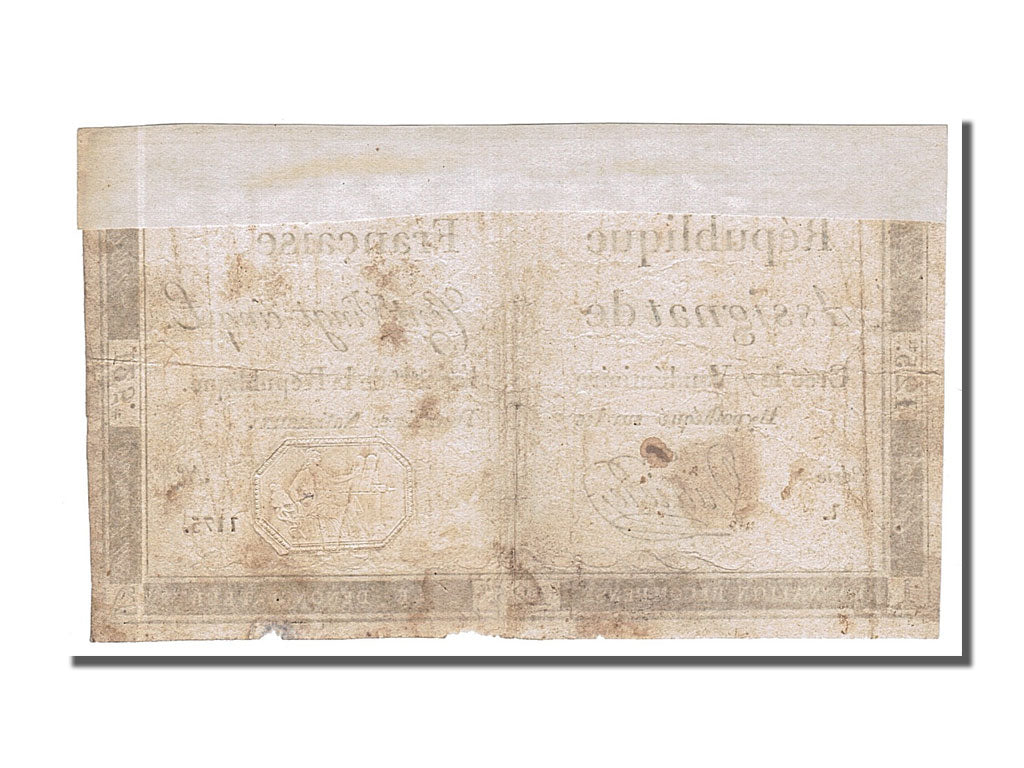 Geldschein, Frankreich, 125 Livres, 1793, Valliere, SS, KM:A74, Lafaurie:169