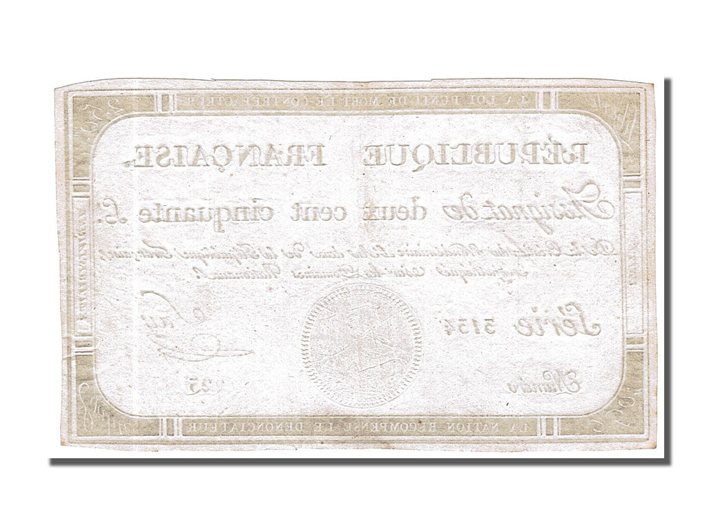 Billet, France, 250 Livres, 1793, Say, SUP, KM:A75, Lafaurie:170