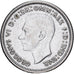Australie, George VI, Shilling, 1946, Melbourne, Argent, TB+, KM:39a