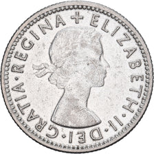 Australia, Elizabeth II, Shilling, 1953, Melbourne, Silver, EF(40-45), KM:53
