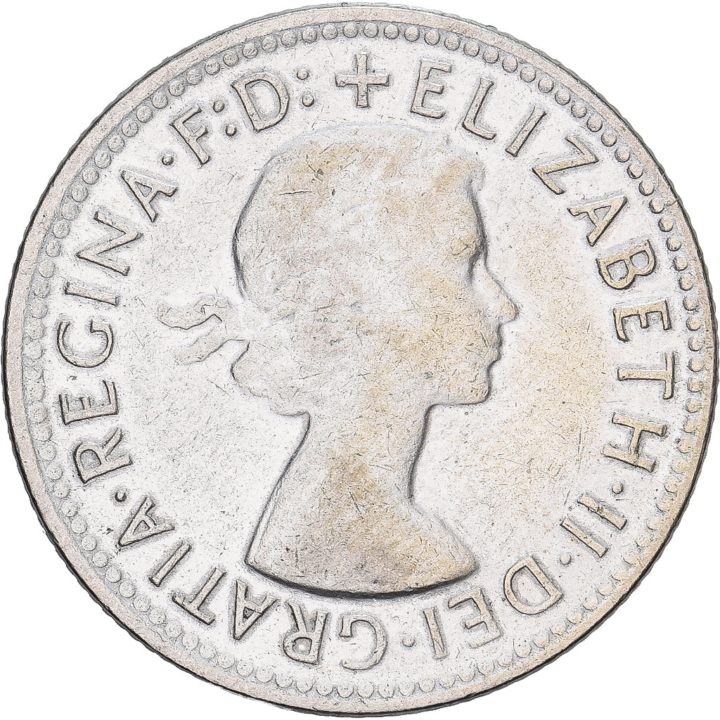Australie, Élisabeth II, Shilling, 1961, Melbourne, Argent, TB+, KM:59