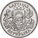 Latvia, 2 Lati, 1925, Silver, AU(55-58), KM:8