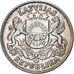 Latvia, 2 Lati, 1925, Silver, AU(55-58), KM:8