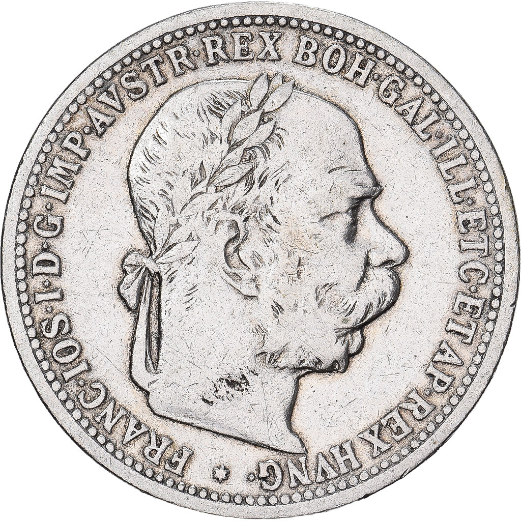 Kingdom of Hungary, Korona, 1901, Kormoczbanya, Silver, VF(30-35)
