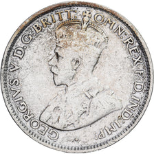Australia, George V, Sixpence, 1927, Silver, AU(50-53), KM:25