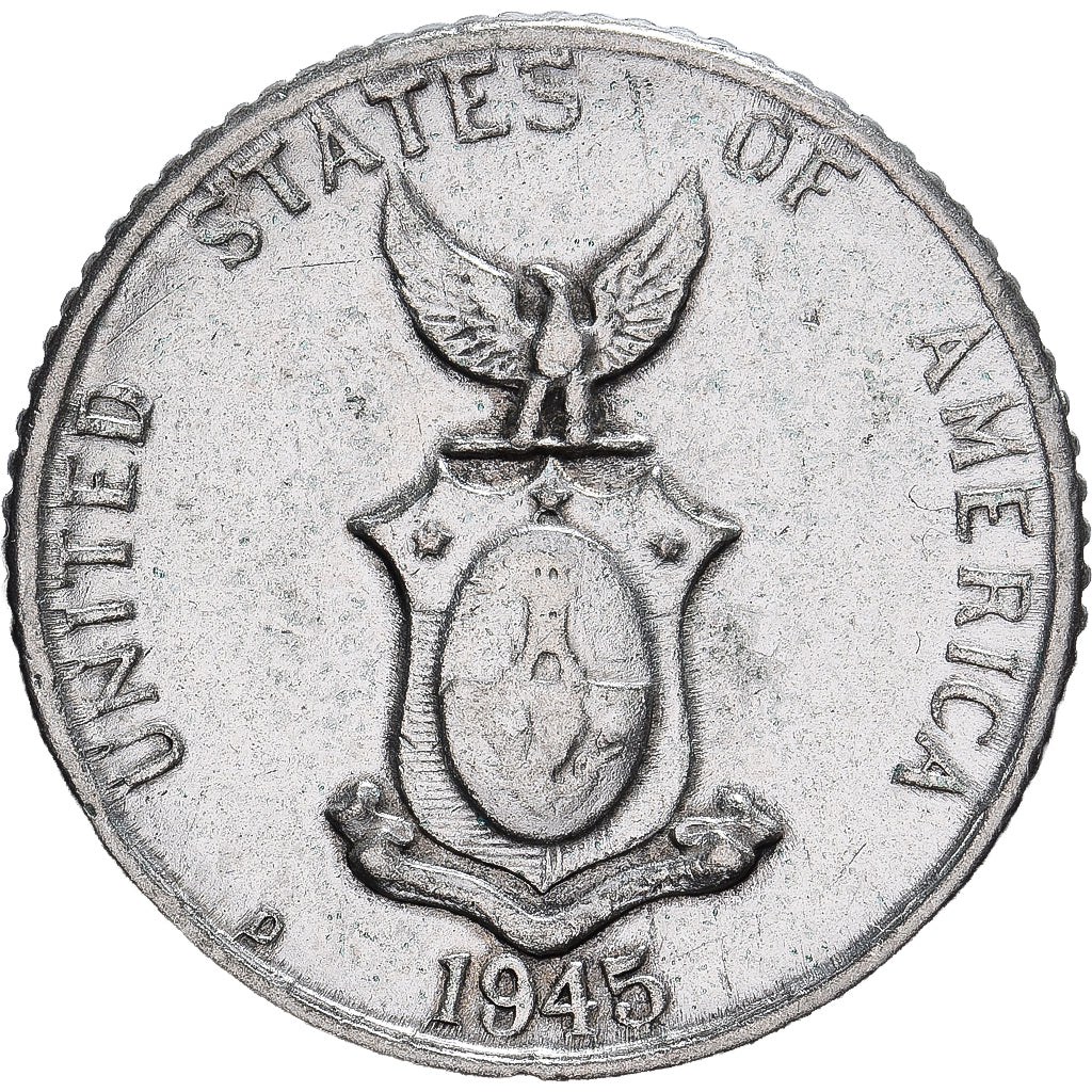 Philippines, 10 Centavos, 1945, Argent, TTB+, KM:181