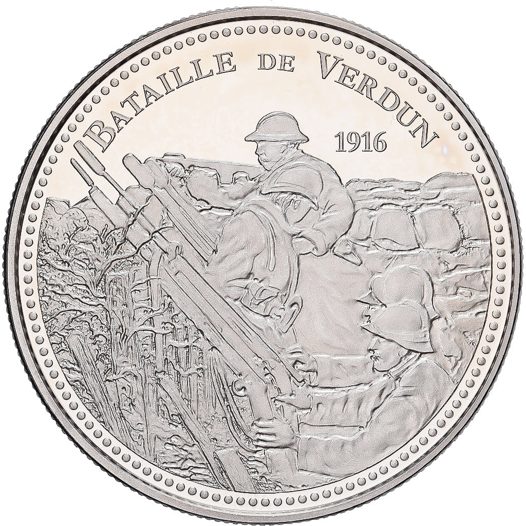 Francja, medal, Première Guerre Mondiale, Bataille de Verdun, Miedź-Nikiel