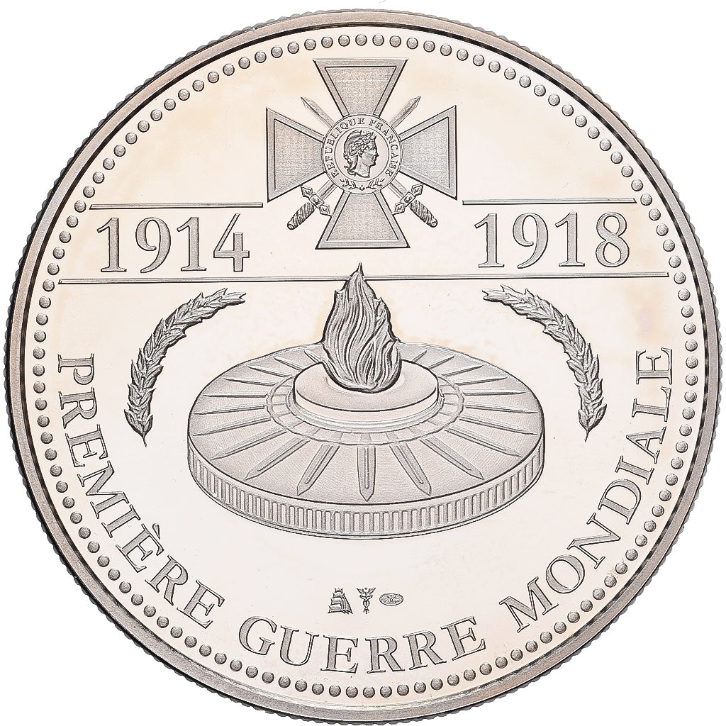 Francja, medal, Première Guerre Mondiale, Bataille de Verdun, Miedź-Nikiel