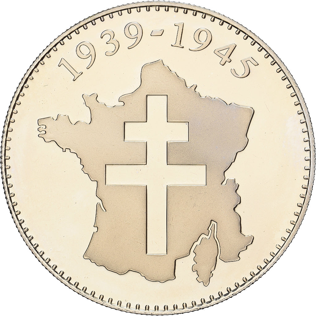 Francja, medal, Débarquement de Normandie, XXth Century, Nikiel, Jimenez