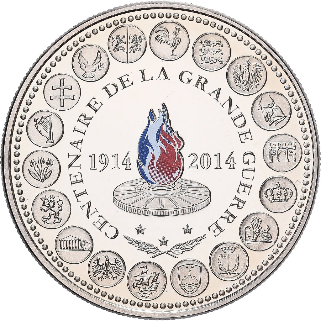 Francja, medal, L'Europe des XXVIII, Centenaire de la Grande Guerre