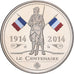 Francja, medal, Centenaire de la Première Guerre Mondiale, 2014, Miedź-Nikiel