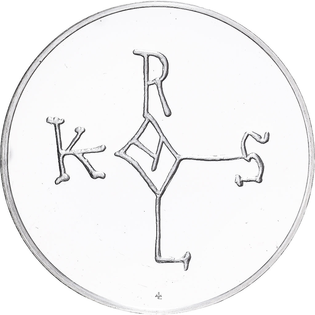 France, Medal, Les Rois de France, Charlemagne, Silver, MS(65-70)