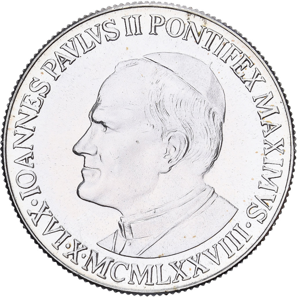 Frankrijk, Medaille, Pape Jean Paul II, 1980, Zilver, FDC
