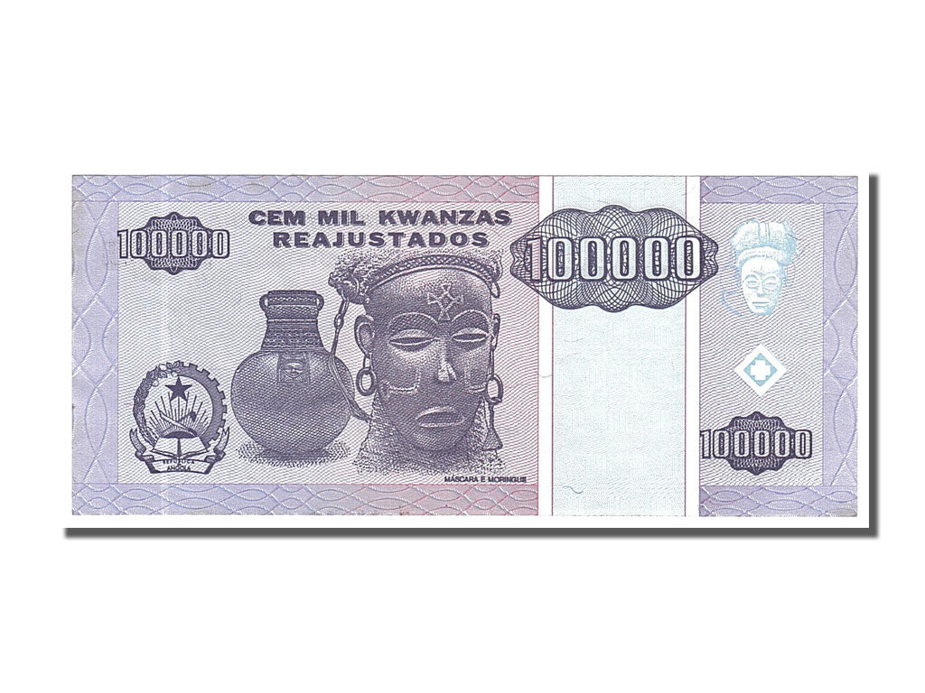 Billete, 100,000 Kwanzas Reajustados, 1995, Angola, 1995-05-01, UNC