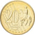 Latvia, Medal, 20 C, Essai-Trial, 2003, MS(65-70), Copper-Nickel Gilt