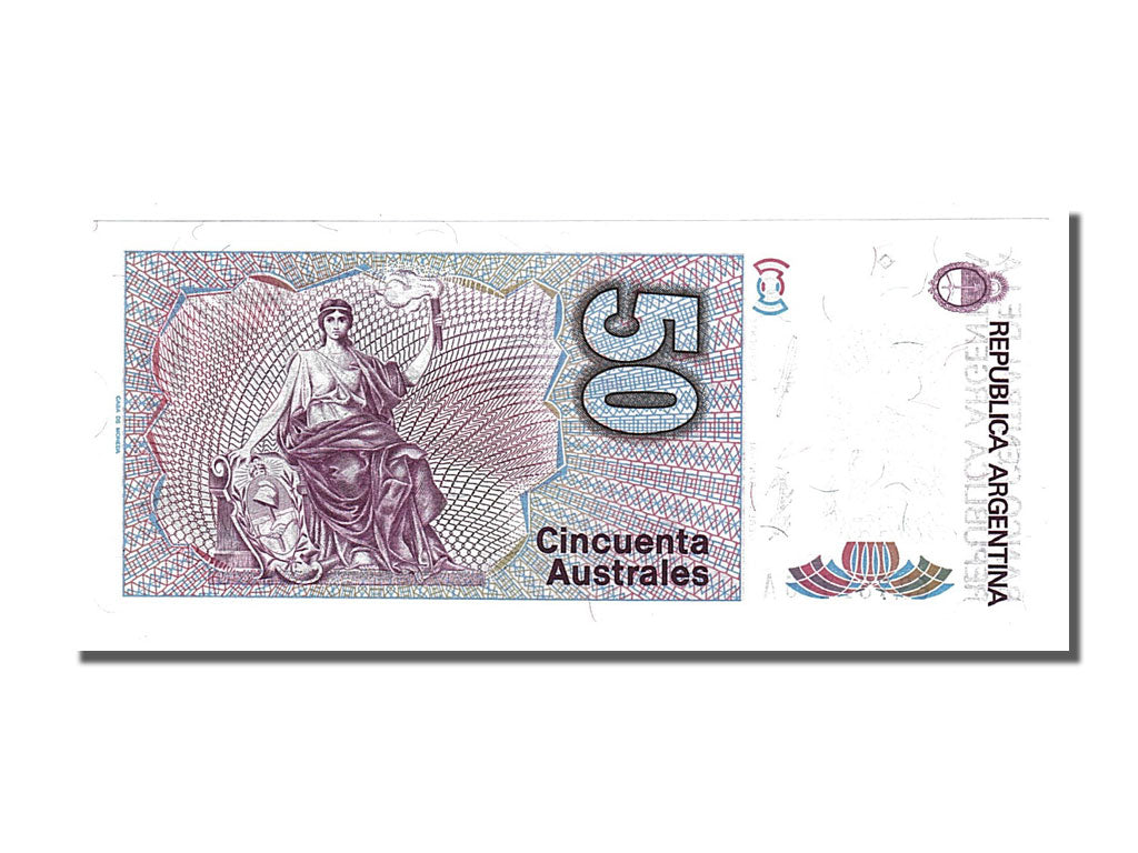 Banknote, Argentina, 50 Australes, 1986, UNC(65-70)