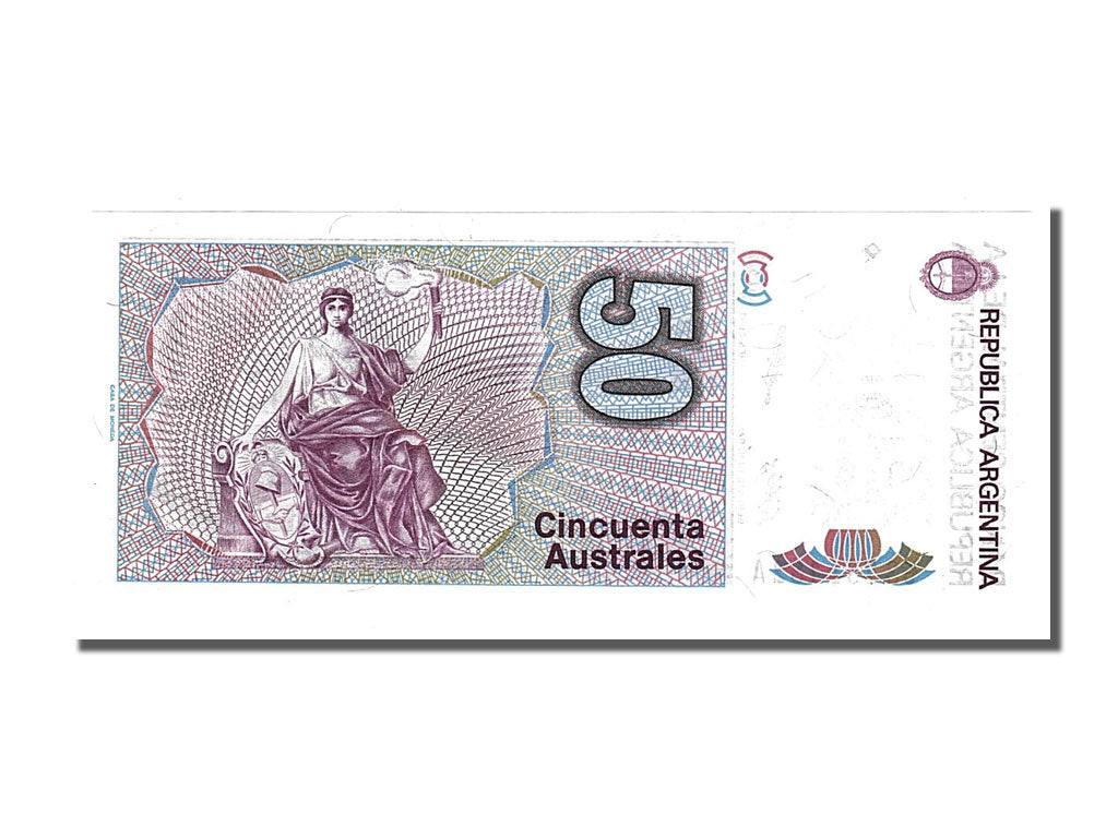 Banknote, Argentina, 50 Australes, 1986, UNC(65-70)