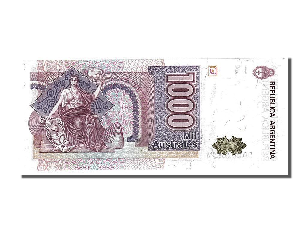 Banknote, Argentina, 1000 Australes, 1988, UNC(65-70)