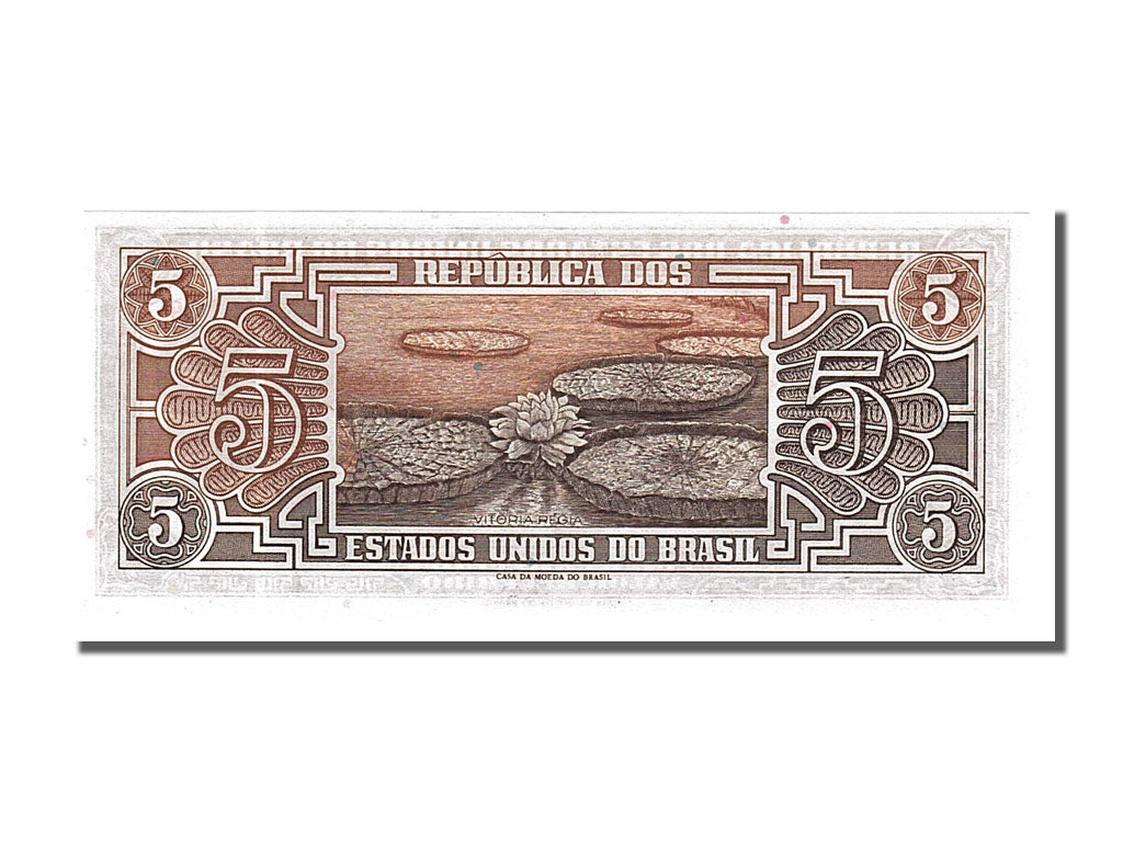 Banknote, Brazil, 5 Cruzeiros, 1961, UNC(65-70)