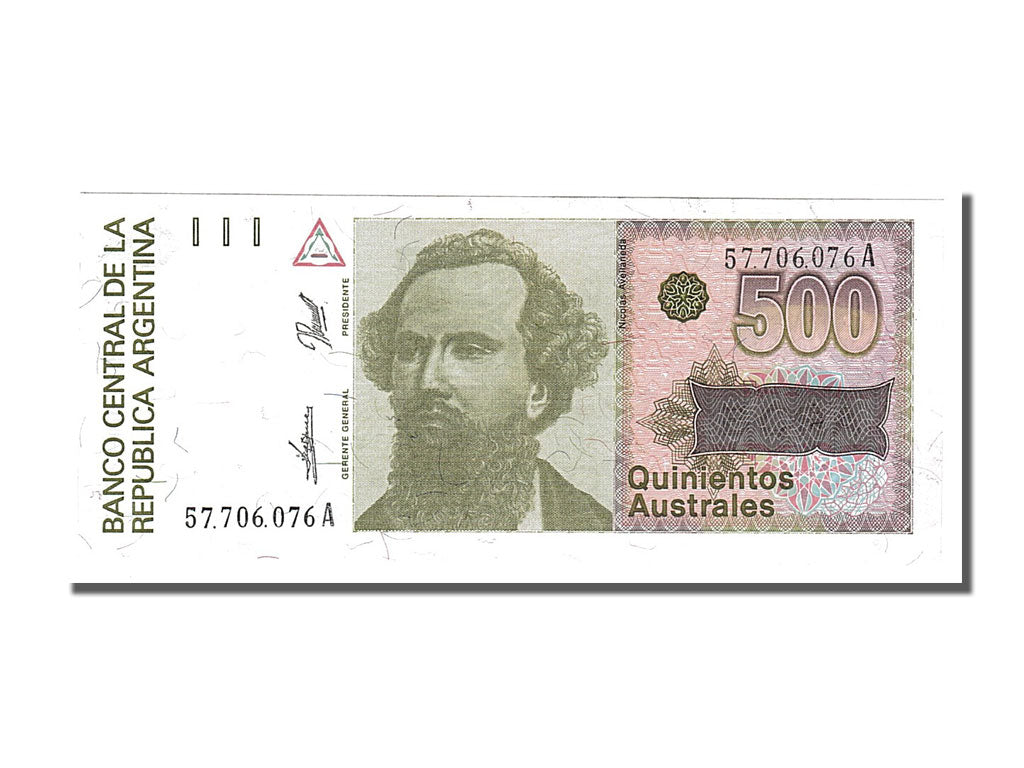 Banconote, Argentina, 500 Australes, 1990, FDS