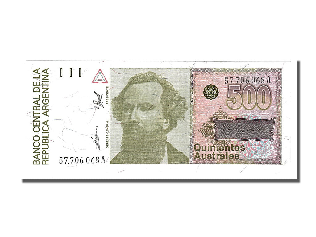 Banknote, Argentina, 500 Australes, 1990, UNC(65-70)