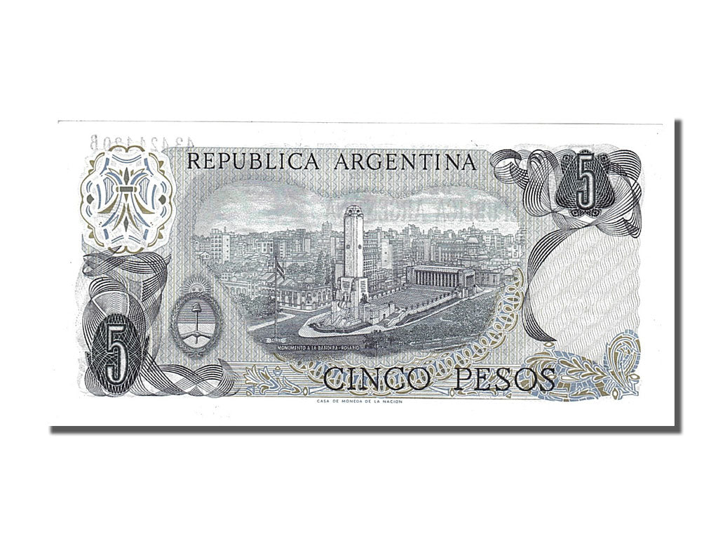 Banknote, Argentina, 5 Pesos, 1974, UNC(65-70)