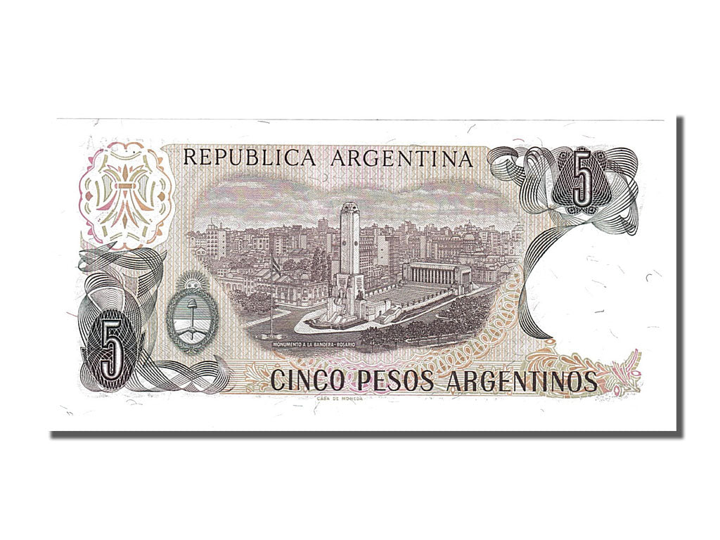 Banknote, Argentina, 5 Pesos Argentinos, 1983, UNC(65-70)