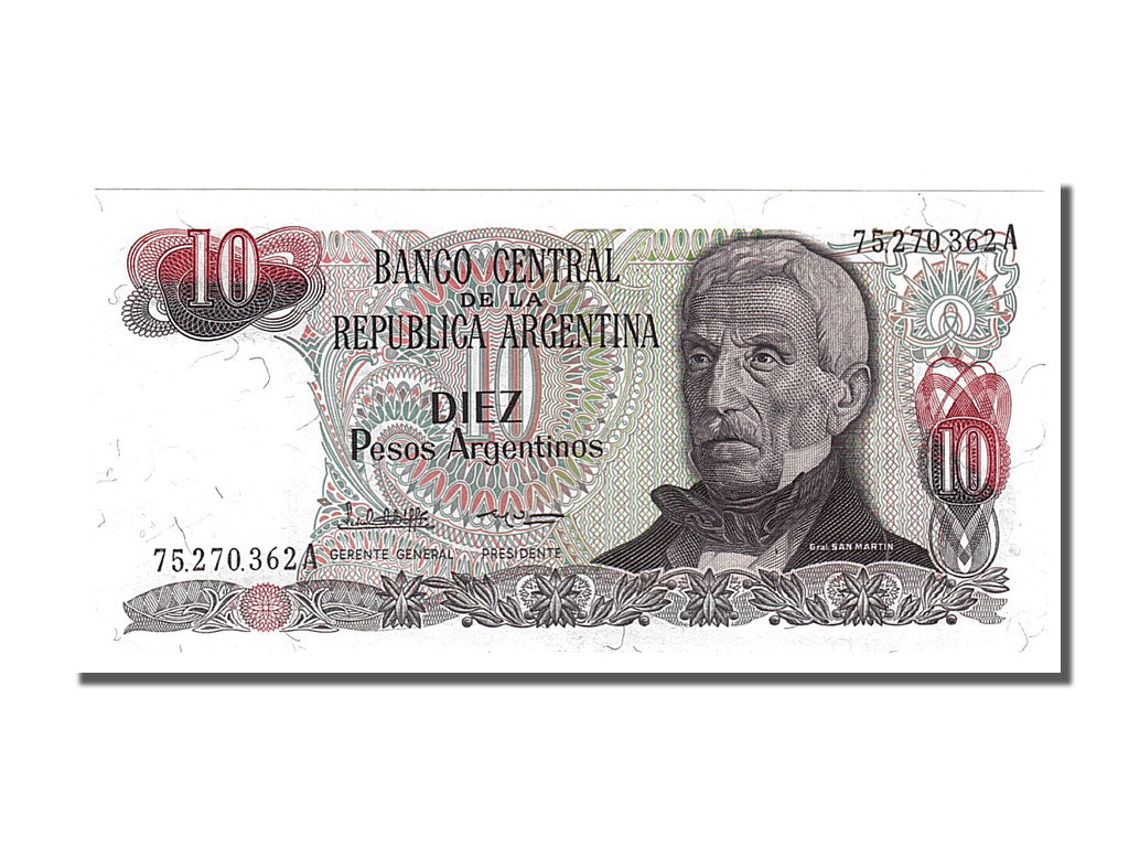 Banknote, Argentina, 10 Pesos Argentinos, 1983, UNC(65-70)