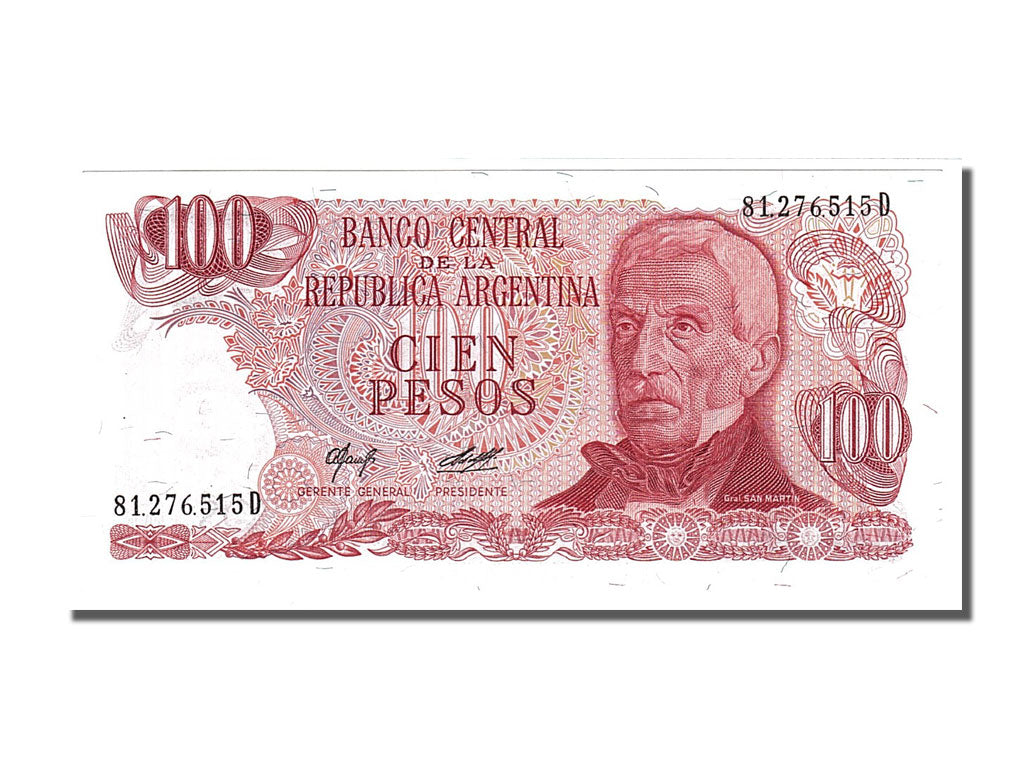 Banknote, Argentina, 100 Pesos, 1976, UNC(65-70)