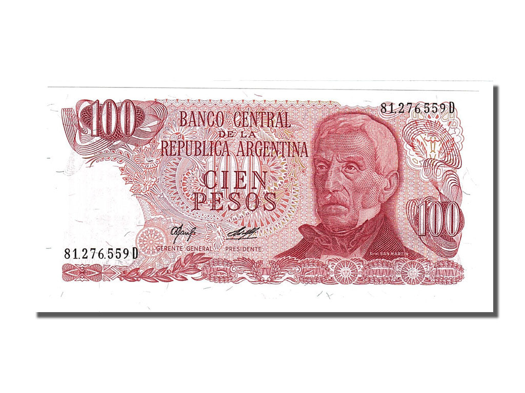 Banknote, Argentina, 100 Pesos, 1976, UNC(65-70)