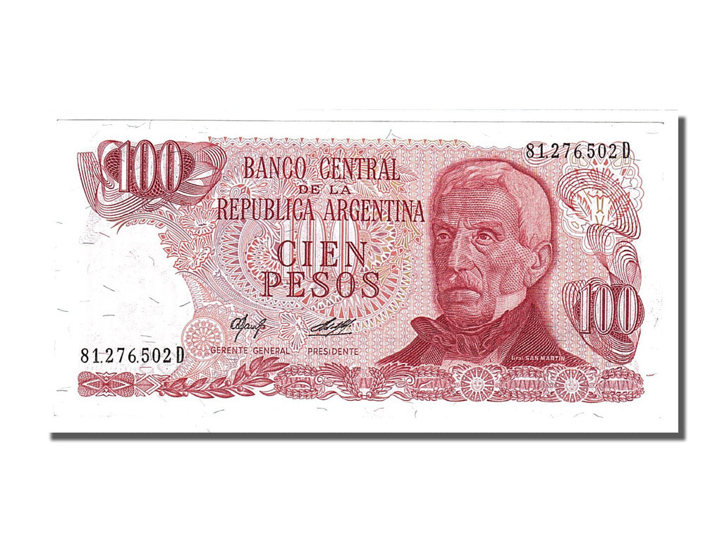 Billete, 100 Pesos, 1976, Argentina, UNC
