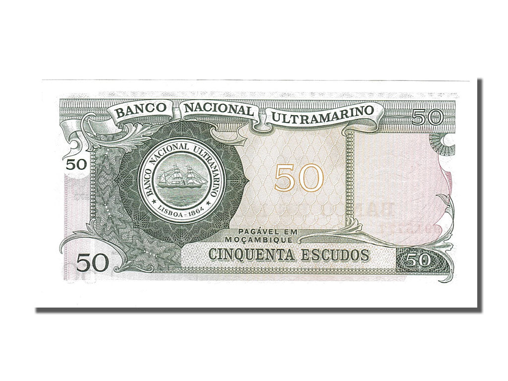 Banknote, Mozambique, 50 Escudos, 1976, UNC(65-70)