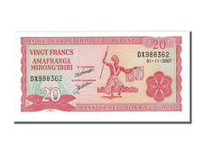 Banknote, Burundi, 20 Francs, 2007, 2007-11-01, UNC(65-70)