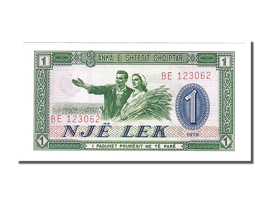 Billete, 1 Lek, 1976, Albania, UNC