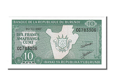 Banknote, Burundi, 10 Francs, 2007, 2007-11-01, UNC(65-70)