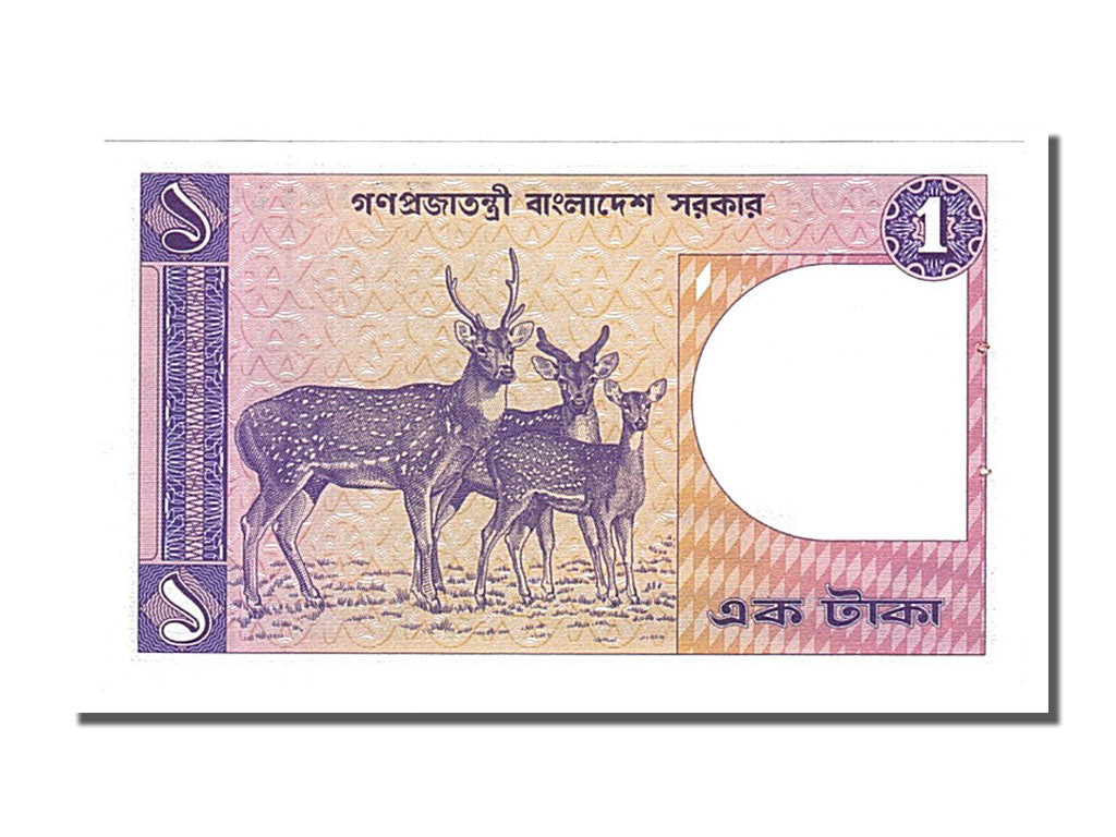 Banknote, Bangladesh, 1 Taka, 1982, UNC(63)