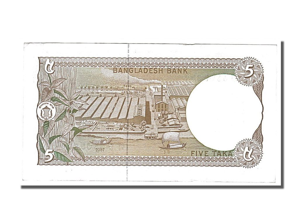 Geldschein, Bangladesh, 5 Taka, 2007, UNZ-