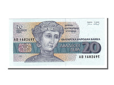 Billet, Bulgarie, 20 Leva, 1991, NEUF